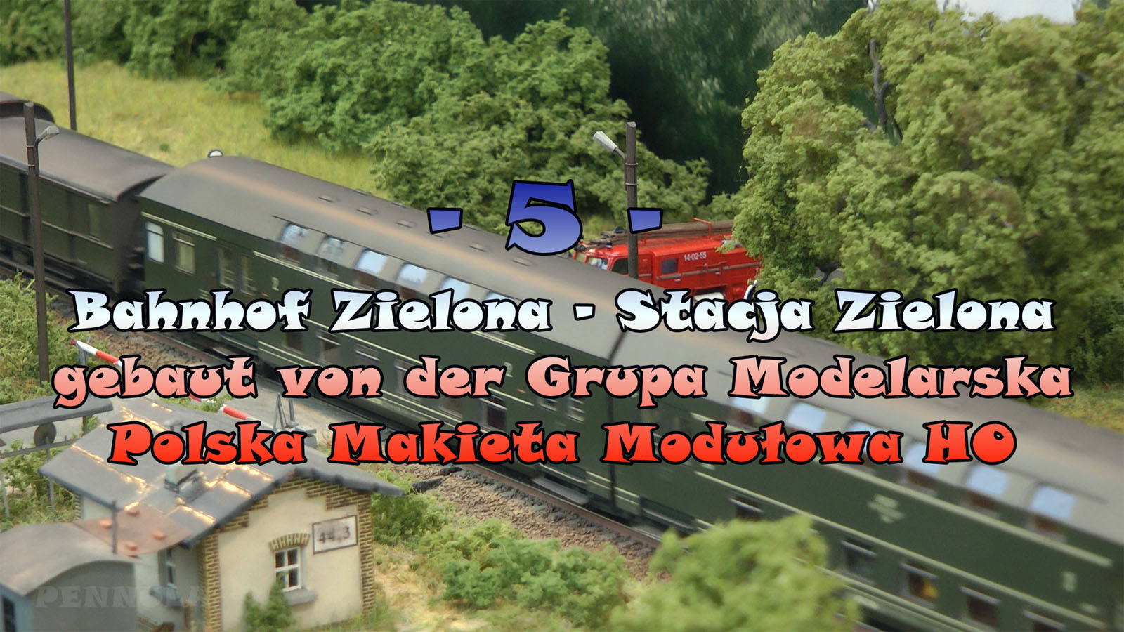 Bahnhof Zielona - Stacja Zielona Grupa Modelarska Polska Makieta Modułowa H0