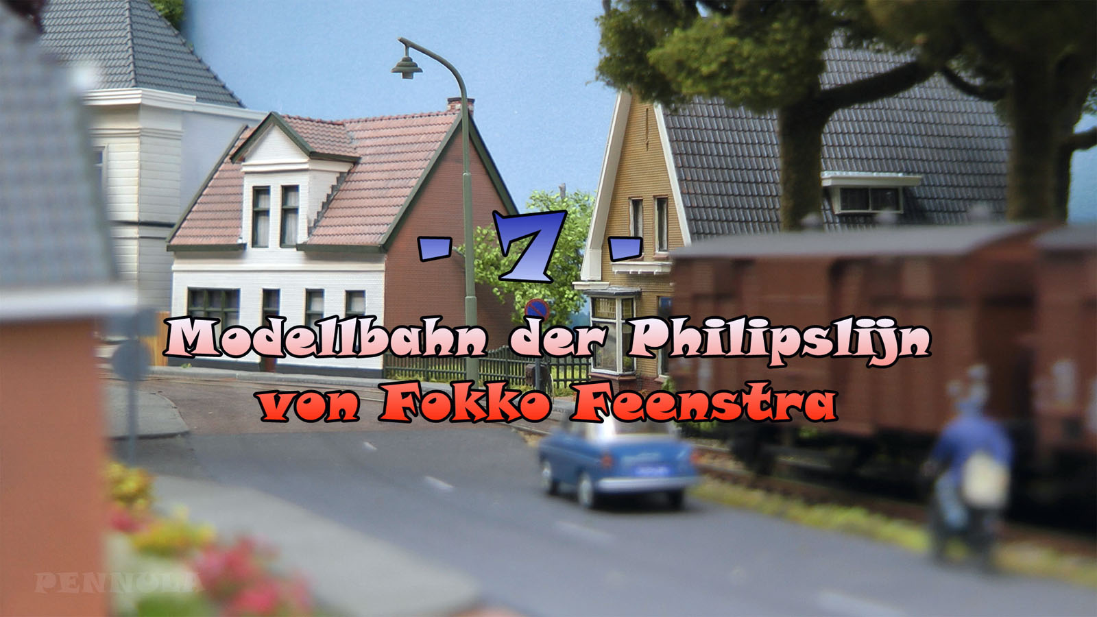 Modellbahn der Philipslijn von Fokko Feenstra